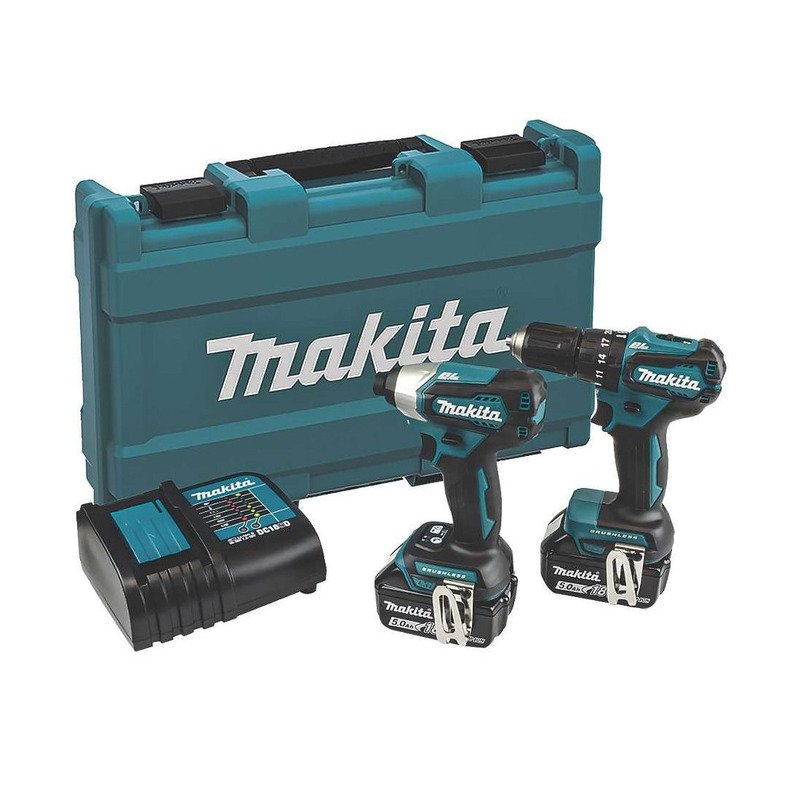Makita DLX2221ST 18v Brushless Twin Kit – DHP483 Combi & DTD155 Impact Driver - buy online in Australia | Trade Tools Australia