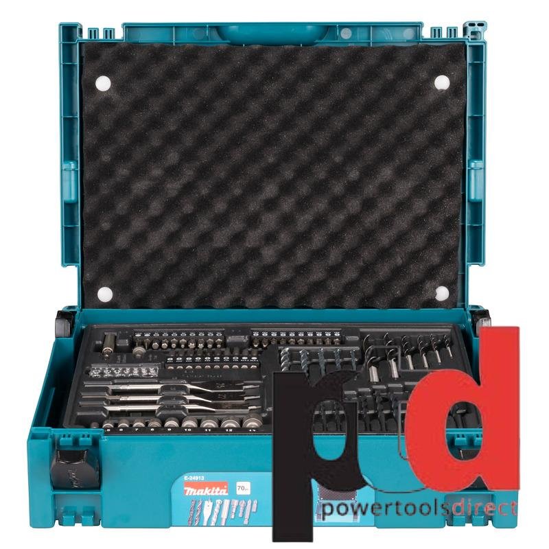 Makita E-24913 70pc Drill & Screwdriver Bit Set in Makpac Case - buy online in Australia | Trade Tools Australia
