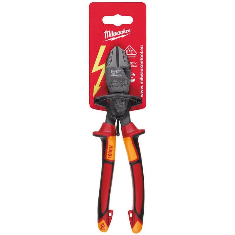 Milwaukee 200mm VDE Heavy Duty Diagonal Cutter - buy online in Australia | Trade Tools Australia