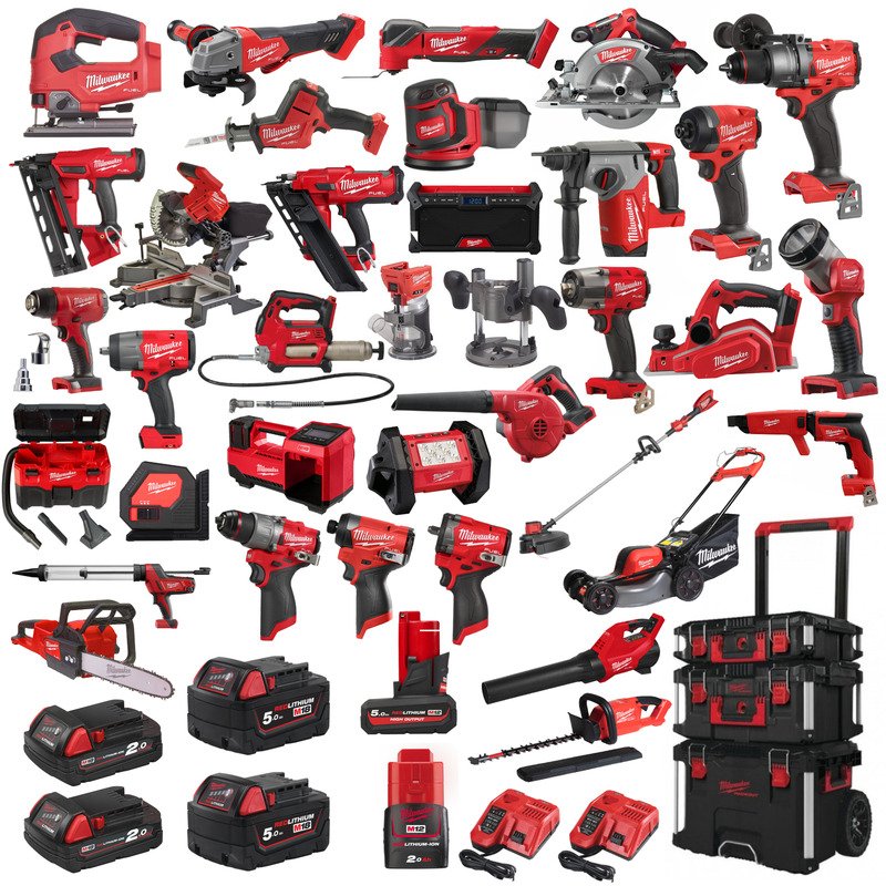 Milwaukee 35 Piece Power Tool Kit - buy online in Australia | Trade Tools Australia