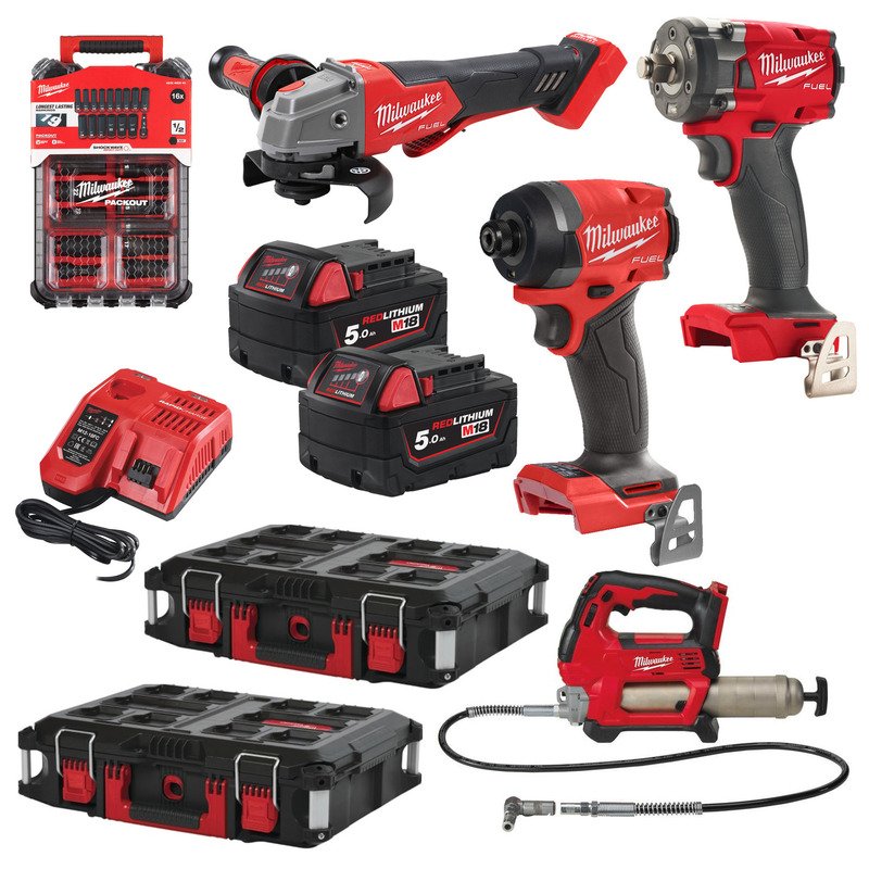 Milwaukee 4 Piece M18 Automotive Tool Kit - buy online in Australia | Trade Tools Australia