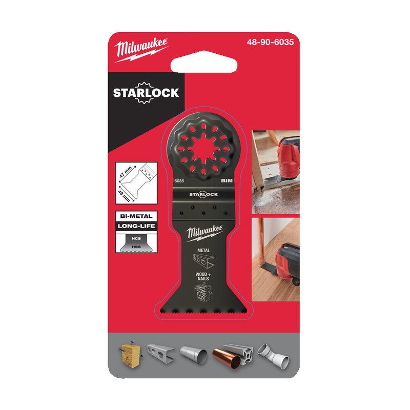 Milwaukee 43mm Plunge Cut Bi-Metal Multi Tool Blade – Long Life - buy online in Australia | Trade Tools Australia