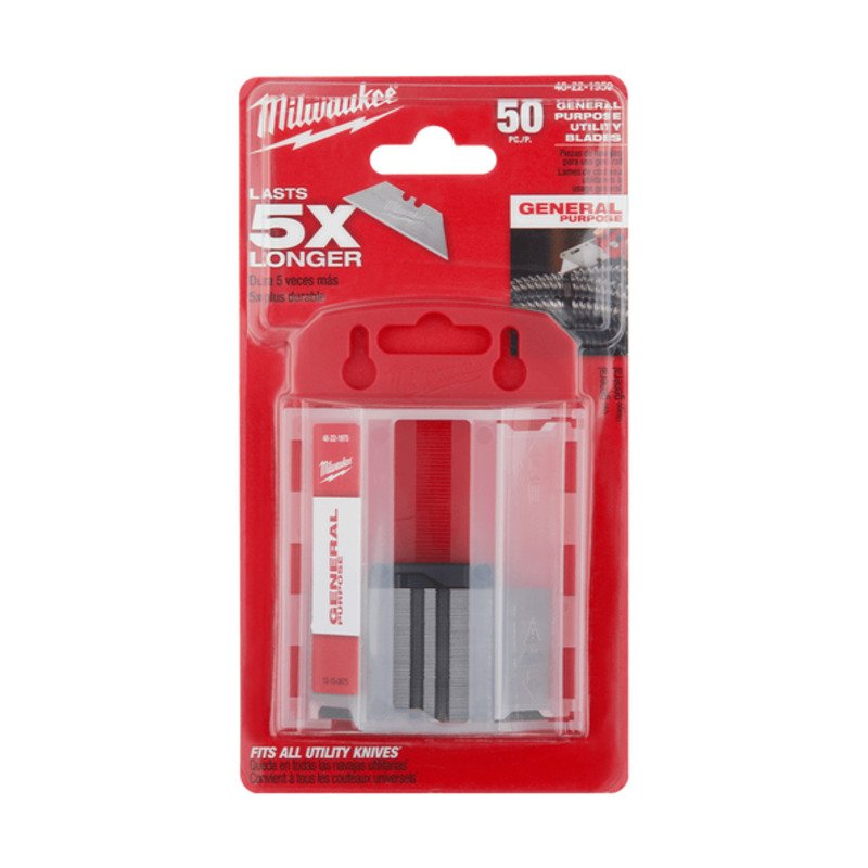 Milwaukee 48221950 Knife Blades Bulk Pack 50 Piece - buy online in Australia | Trade Tools Australia