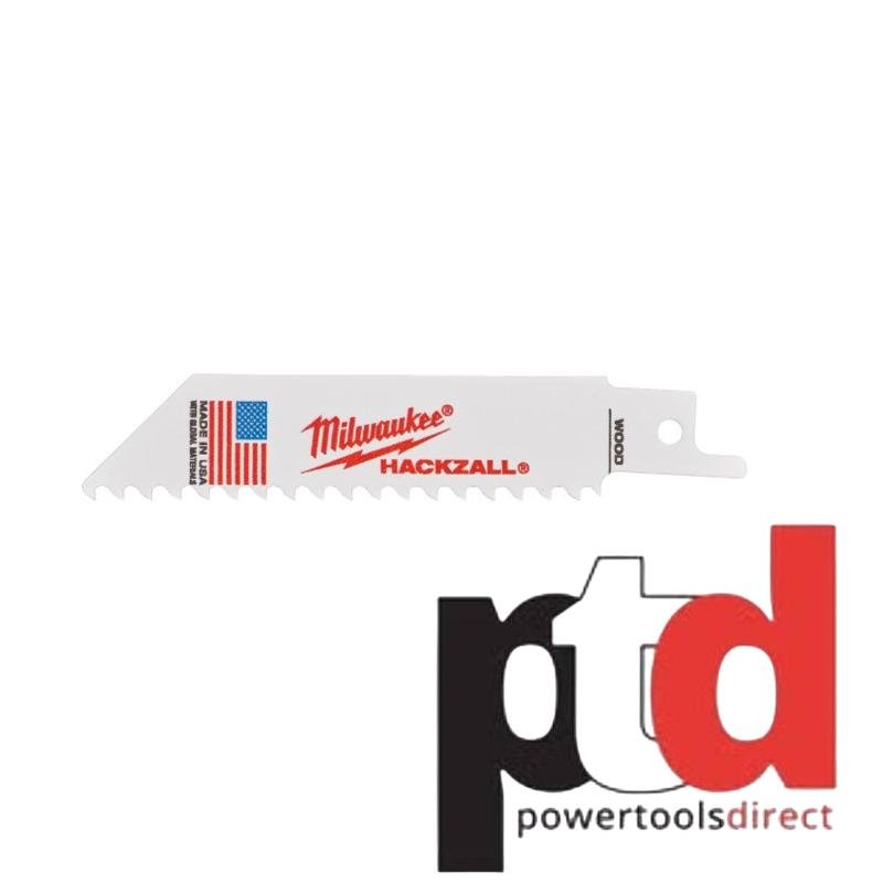 Milwaukee 48475460 Hackzall Blades 100mm x 6TPI – Pack of 5 - buy online in Australia | Trade Tools Australia