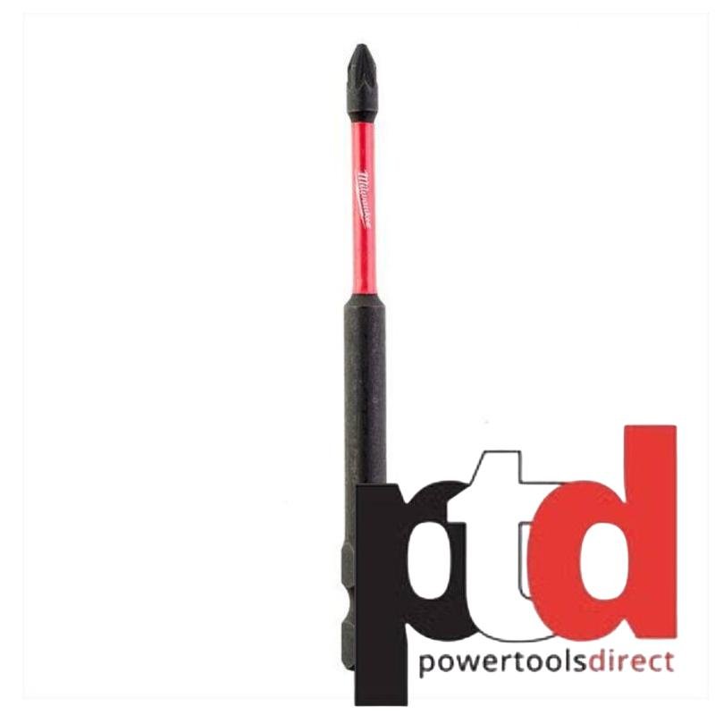 Milwaukee 4932430865 PZ2 50 mm Shockwave Bit – PZ2 50mm - buy online in Australia | Trade Tools Australia