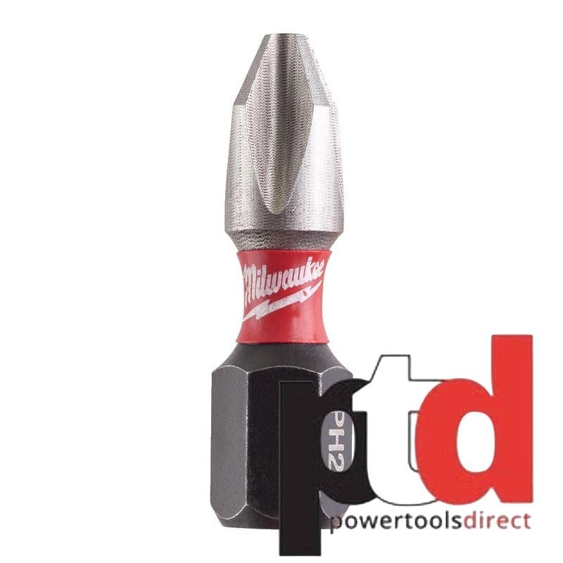 Milwaukee 4932472037 25 Piece 25mm PH2 Impact Bits - buy online in Australia | Trade Tools Australia