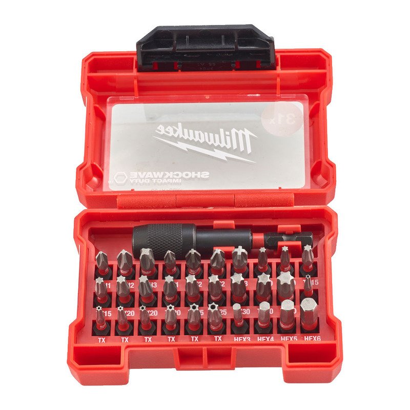 Milwaukee 4932472060 31pc Shockwave Impact Duty Screwdriving Bit Set - buy online in Australia | Trade Tools Australia