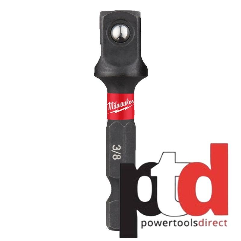Milwaukee 4932478054 Shockwave Impact Duty Socket Adaptor – Hex Reception 1/4″HEX-3/8″SQ - buy online in Australia | Trade Tools Australia