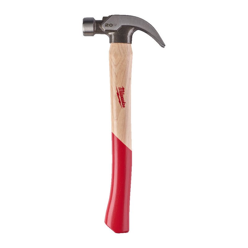 Milwaukee 4932478660 20oz Hickory Curved Claw Hammer - buy online in Australia | Trade Tools Australia