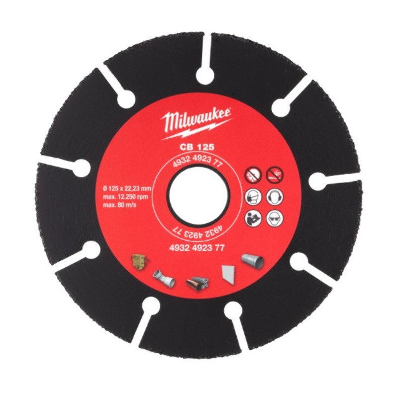 Milwaukee 4932492377 CB 125 mm Carbide Blade 125mm x 22.23mm - buy online in Australia | Trade Tools Australia