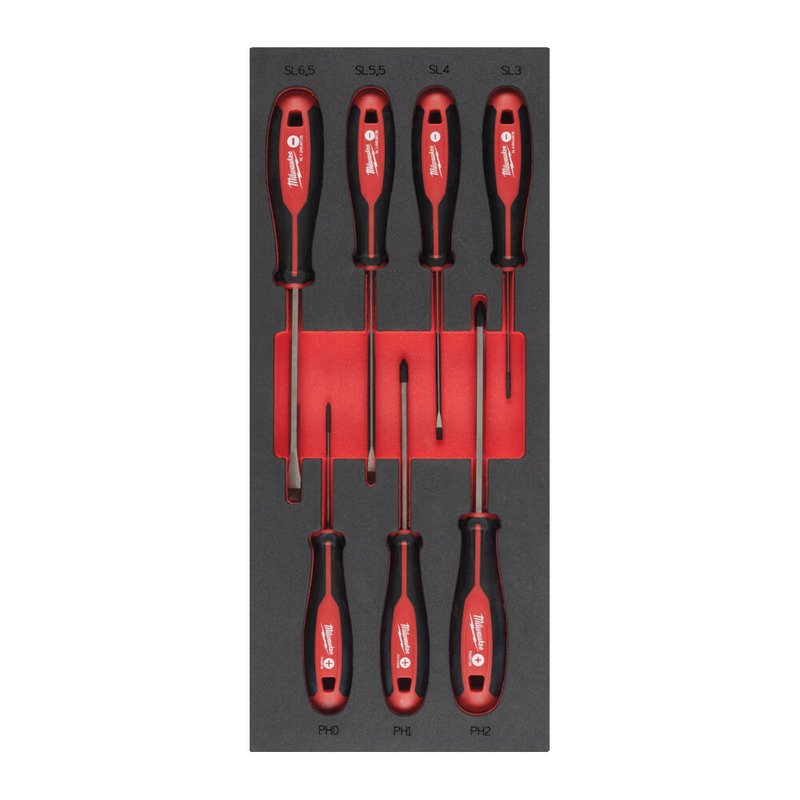 Milwaukee 4932492394 SL & PH Screwdriver Set Foam Insert - buy online in Australia | Trade Tools Australia