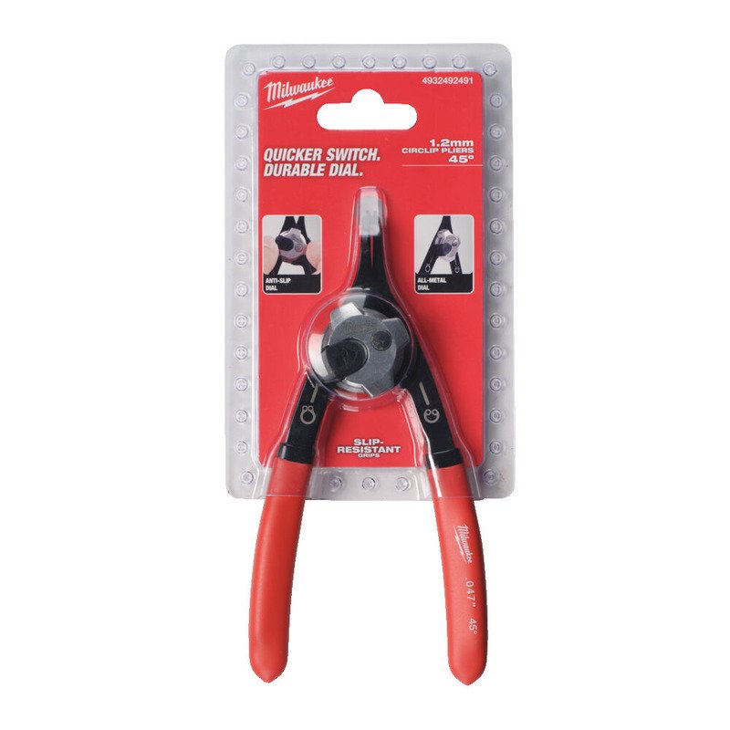 Milwaukee 4932492491 Medium Circlip Plier – 45° - buy online in Australia | Trade Tools Australia