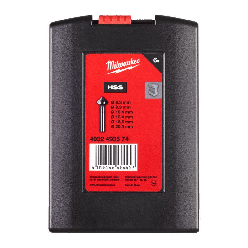 Milwaukee 4932493574 6pc HSS Countersink Set - buy online in Australia | Trade Tools Australia