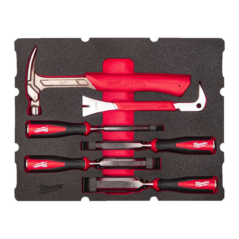 Milwaukee 4932493641 6pc Packout Drawer Woodworking Foam Insert Set - buy online in Australia | Trade Tools Australia