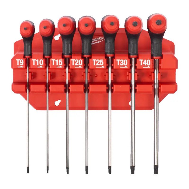 Milwaukee 4932498690 7pc Torx Key Wrenches with Comfort Grip - buy online in Australia | Trade Tools Australia