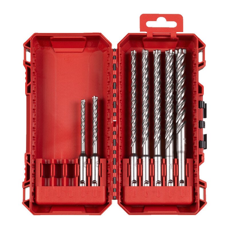 Milwaukee 4932500060 SDS-Plus MX4 Drill Bits – 7pc NG Set 1 - buy online in Australia | Trade Tools Australia
