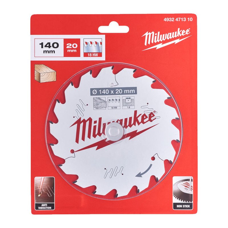 Milwaukee Circular Saw Blades for Hand Held Circular Saws (Select Size) - buy online in Australia | Trade Tools Australia