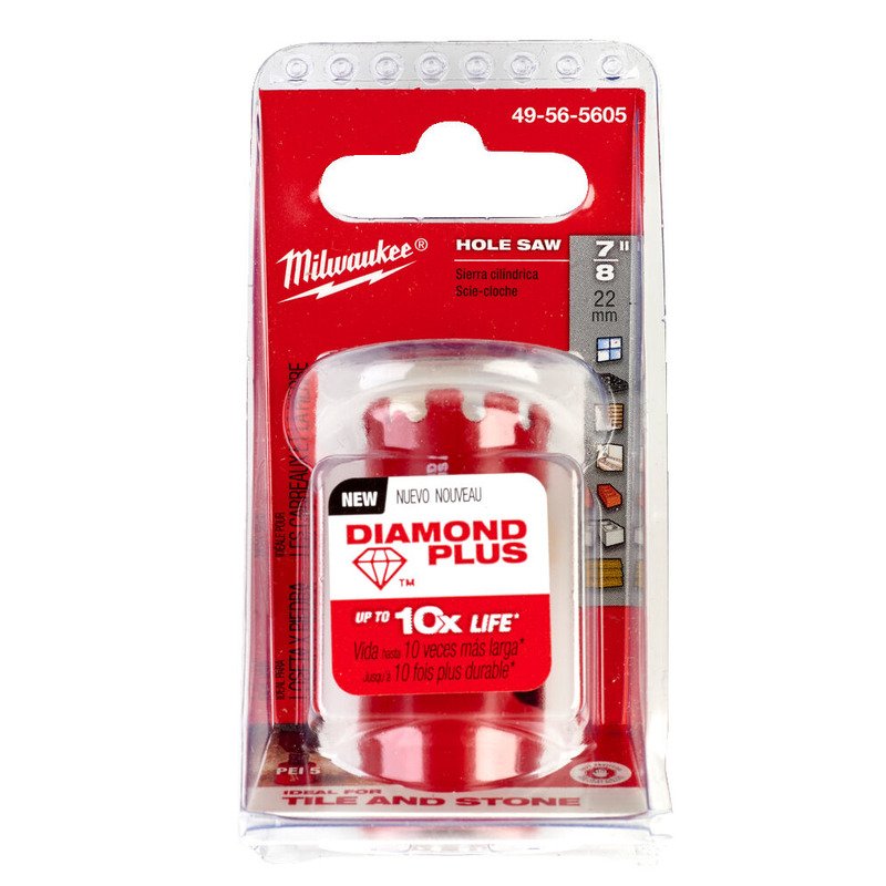 Milwaukee Diamond Plus Wet/Dry Holesaws (Select Size) - buy online in Australia | Trade Tools Australia