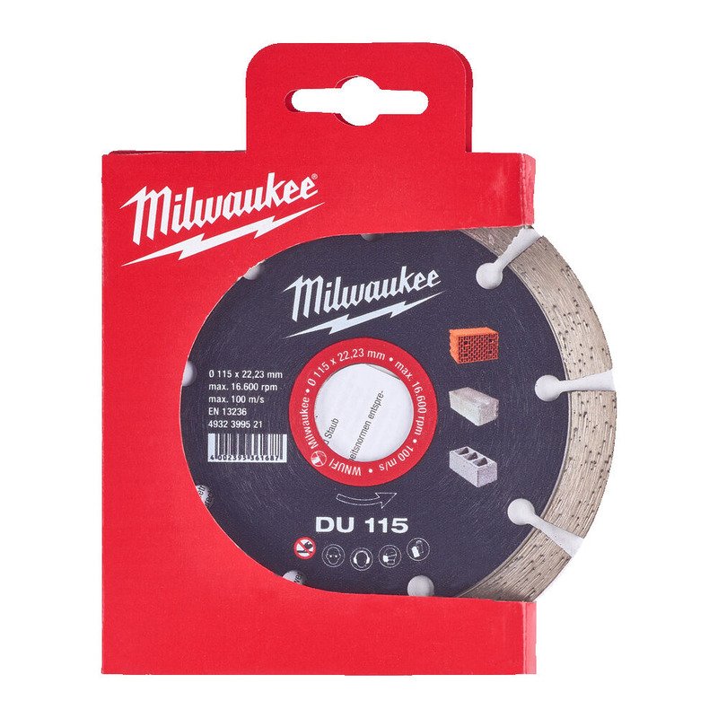 Milwaukee DU Diamond Blade (Select Size) - buy online in Australia | Trade Tools Australia