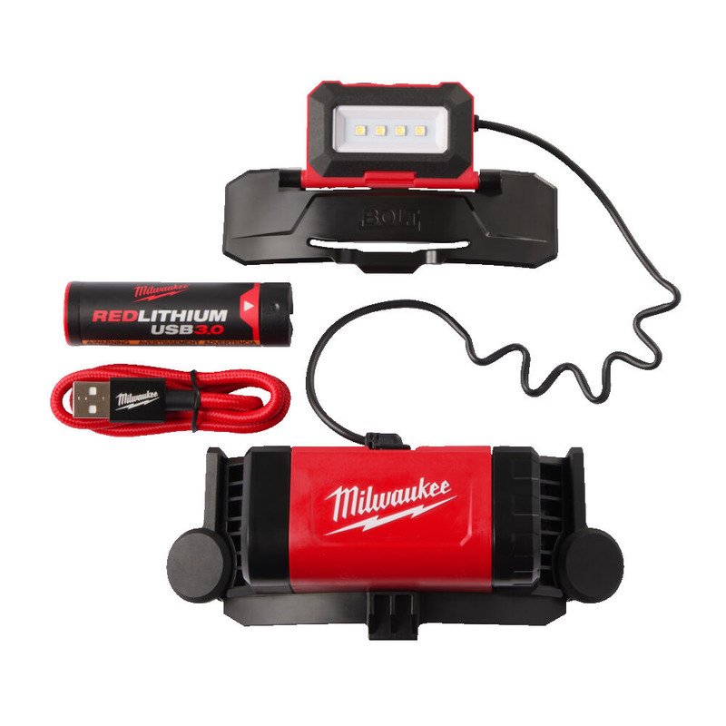 Milwaukee L4BOLTHL-301 Bolt Headlamp 600 Lumens USB Rechargeable - buy online in Australia | Trade Tools Australia