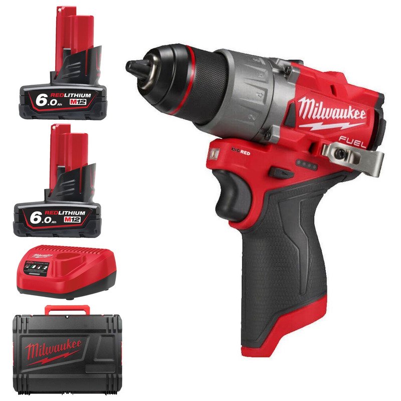 Milwaukee M12FDD2-602X 12v Sub Compact Drill Driver Kit 2x6ah Batteries - buy online in Australia | Trade Tools Australia