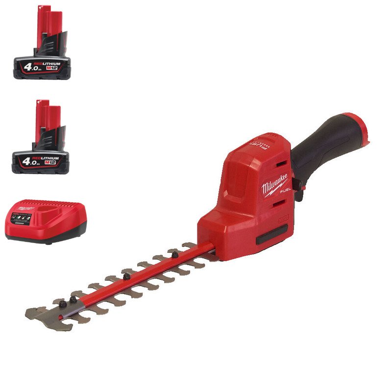Milwaukee M12FHT20-402 12v Fuel 20cm Hedge Trimmer Kit - buy online in Australia | Trade Tools Australia