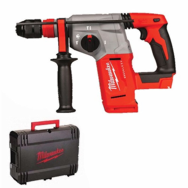 Milwaukee M18BLHX-0X 18v Brushless 4 Mode 26mm SDS-Plus Hammer with Fixtec Chuck Naked in Case - buy online in Australia | Trade Tools Australia