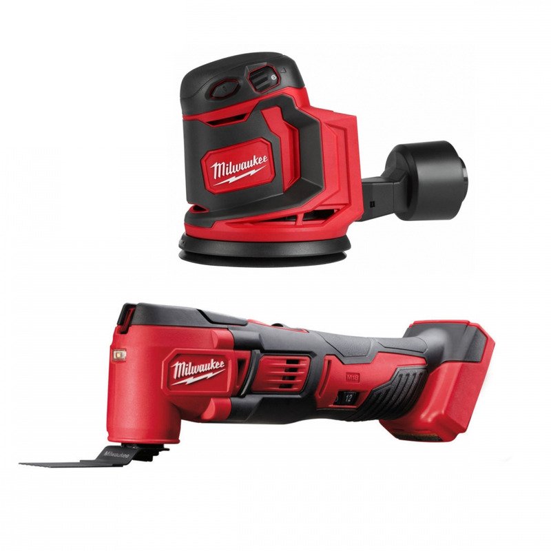 Milwaukee M18BMT-0 18V TWIN Multi-Tool & M18BOS125-0 M18 125mm Random Orbit - buy online in Australia | Trade Tools Australia