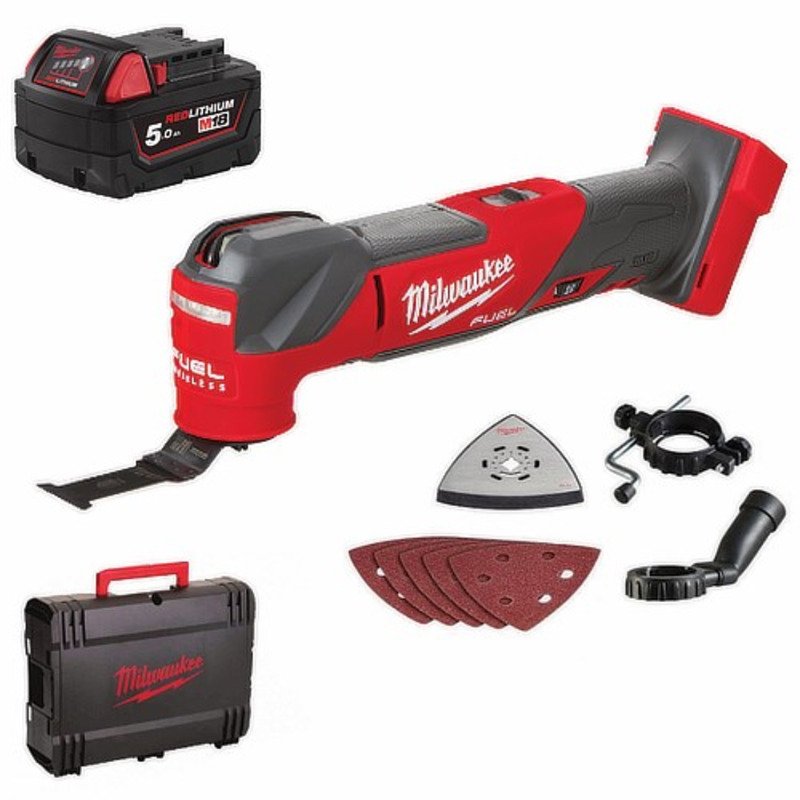 Milwaukee M18FMT-0X 18V Fuel Multi-Tool with Case (Body Only) & M18B5 5.0Ah Battery - buy online in Australia | Trade Tools Australia