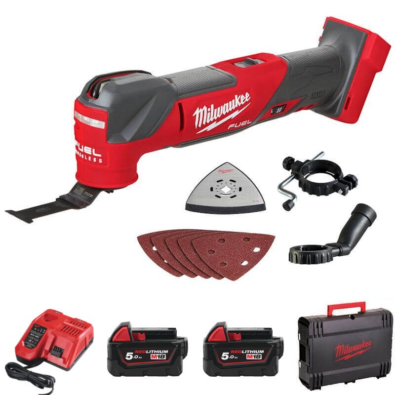 Milwaukee M18FMT-502X 18v Fuel Multi-Tool Kit – 2 x 5ah Batteries - buy online in Australia | Trade Tools Australia