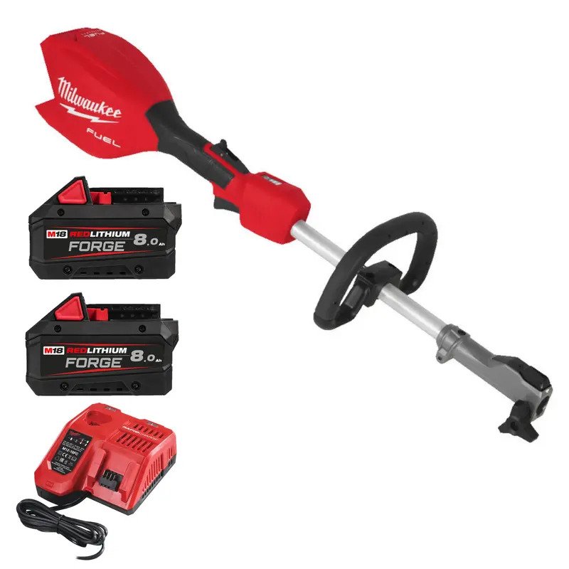 Milwaukee M18FOPH2-802 18v Fuel Outdoor Power Head Gen 2 Quik-Lok Kit – 2 x 8.0ah Forge Batteries & Charger - buy online in Australia | Trade Tools Australia
