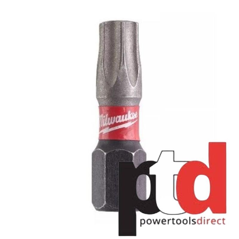 Milwaukee Shockwave Gen 3 Driver Bit TX30 x 25mm – 2pc - buy online in Australia | Trade Tools Australia
