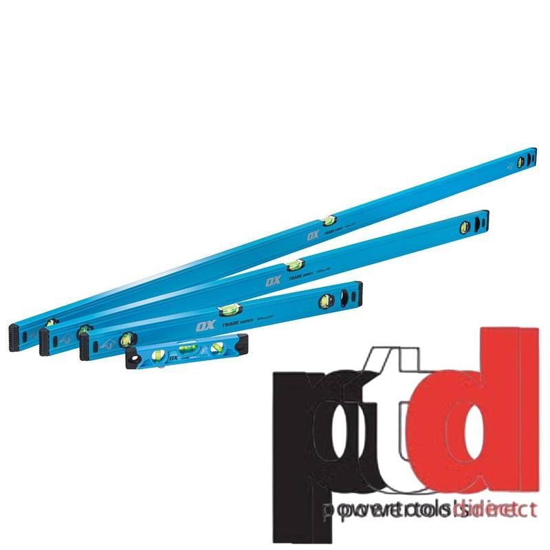 OX Tools OX-T500404 230/600/1200/1800mm Trade Level Set 4pc - buy online in Australia | Trade Tools Australia