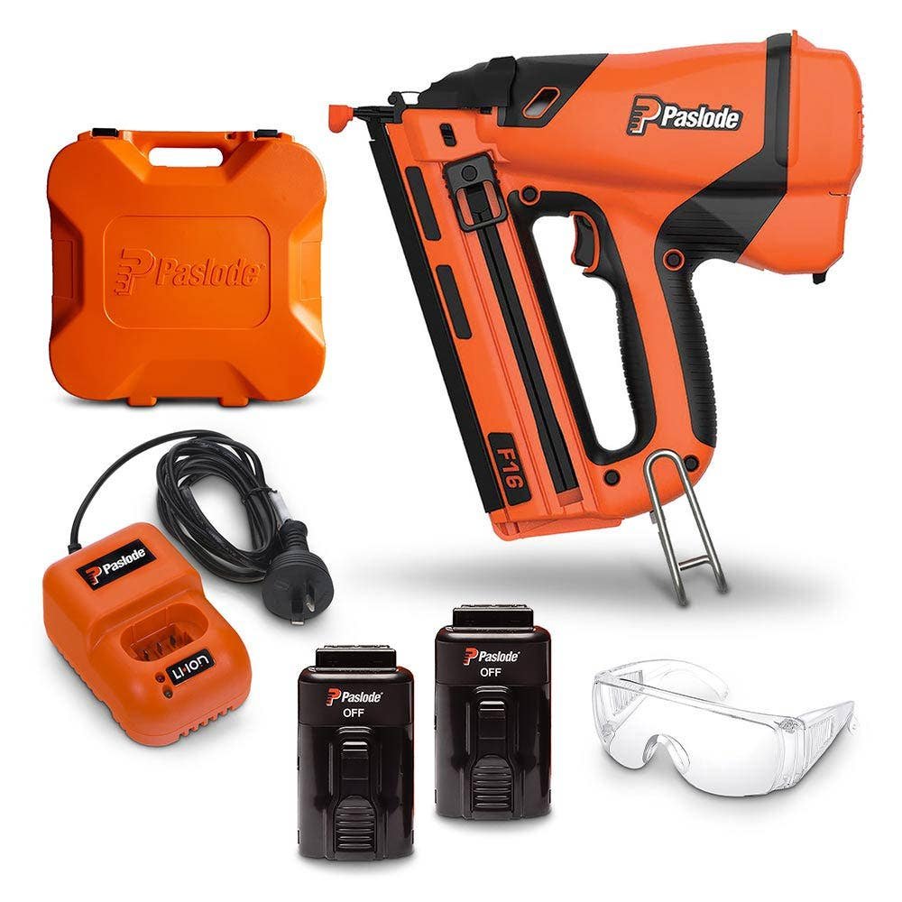 PASLODE 16G 2 x 7.4V Impulse Trimmaster™ Angled Bradder Kit B20722 - buy online in Australia | Trade Tools Australia