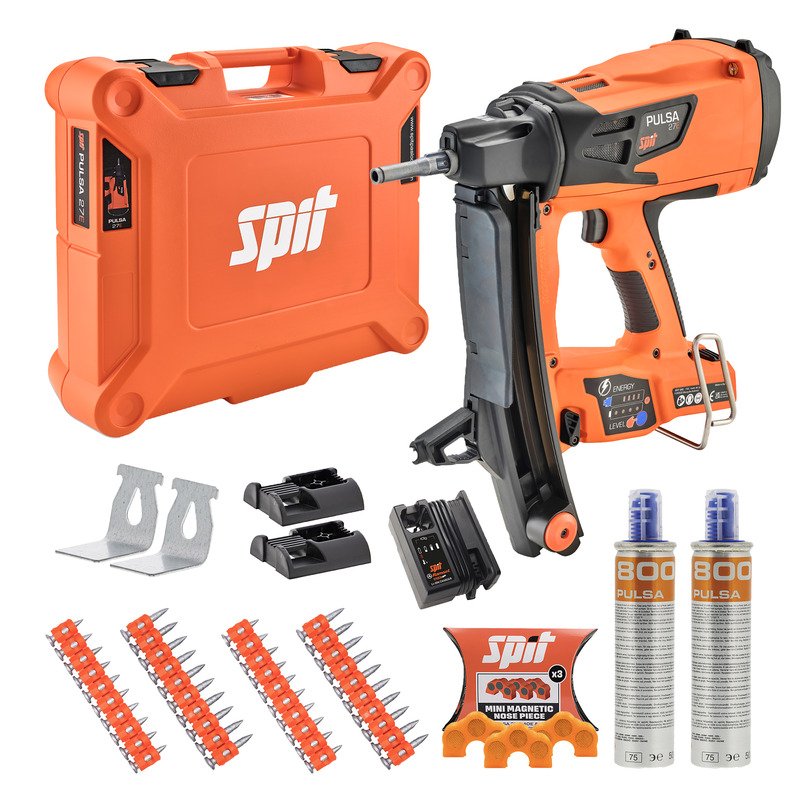 Spit Pulsa 27E 923781 Electrical Nail Gun Kit with Accessories - buy online in Australia | Trade Tools Australia