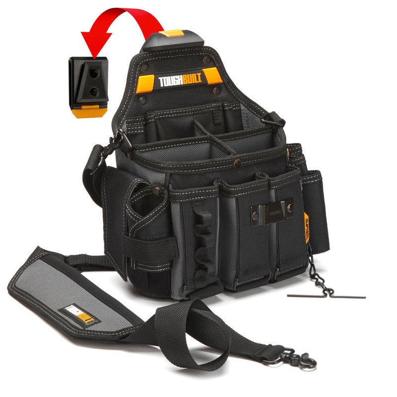 Toughbuilt CT-104 ClipTech Master Electricians Pouch and Shoulder Strap - buy online in Australia | Trade Tools Australia