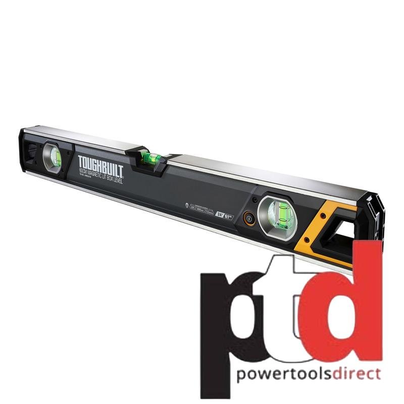 Toughbuilt TB-H2-L-M60 60cm Magnetic Lit Box Level - buy online in Australia | Trade Tools Australia