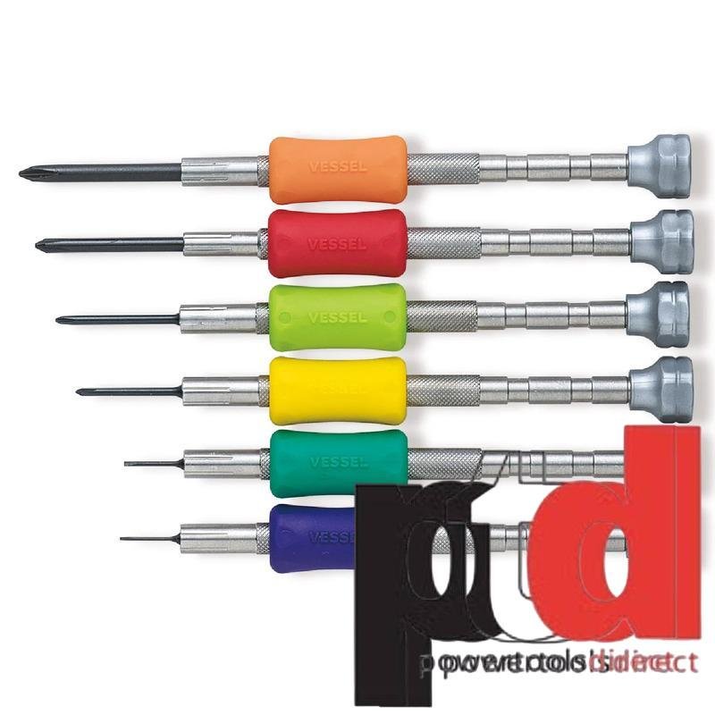 Vessel 6 Piece Precision Screwdriver Set TD-56S - buy online in Australia | Trade Tools Australia