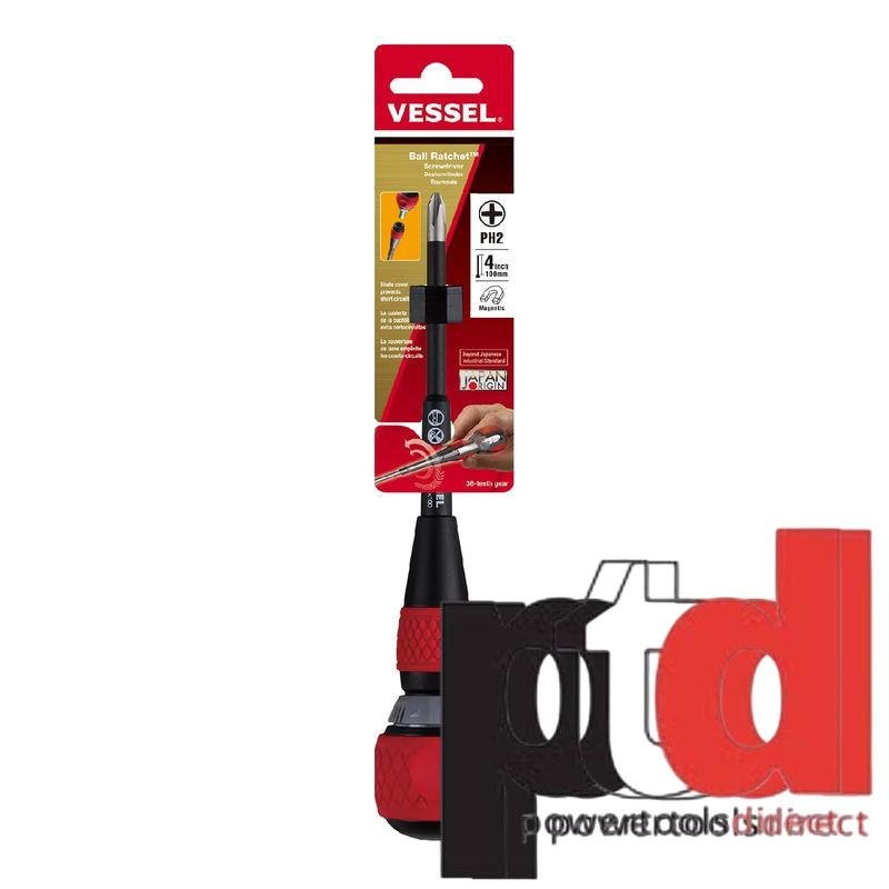 Vessel Ball Grip Ratchet Screwdriver No.2200 - buy online in Australia | Trade Tools Australia