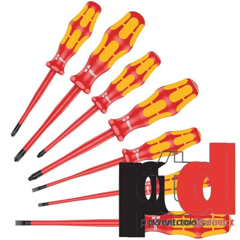 Wera 160 iSS/7 Screwdriver Set, 7pc With reduced blade diameters and smaller handle diameters - buy online in Australia | Trade Tools Australia