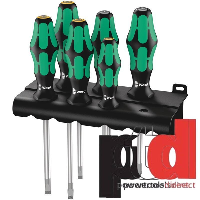 Wera 334/355/6 Rack Kraftform Plus Lasertip and rack, Screwdriver Set 6pc - buy online in Australia | Trade Tools Australia