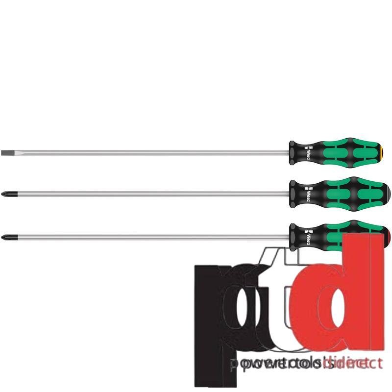 Wera 335/350/355/3 Screwdriver Set Kraftform Plus 300 mm Long Blades – 3pc - buy online in Australia | Trade Tools Australia