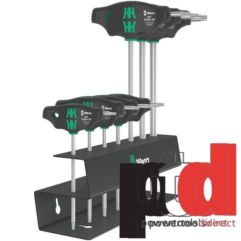 Wera 467/7 TORX® HF Set 2 Screwdriver set T-handle TORX® screwdrivers with holding function, 7 pieces - buy online in Australia | Trade Tools Australia