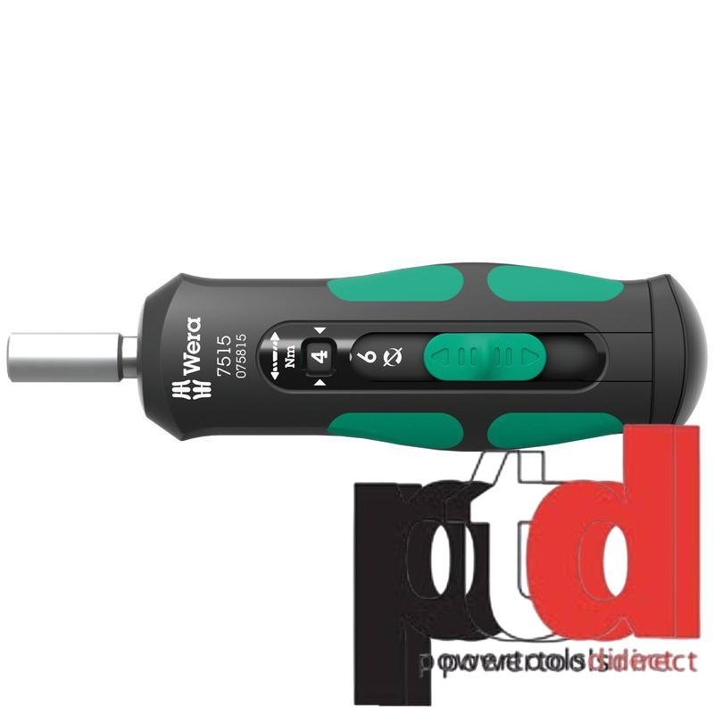 Wera 7515 Kraftform Safe-Torque Speed Torque Screwdriver, 2-6 Nm - buy online in Australia | Trade Tools Australia