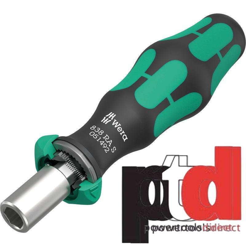 Wera 838 RA S Bitholding Screwdriver with Ratchet Functionality, 1/4″ - buy online in Australia | Trade Tools Australia