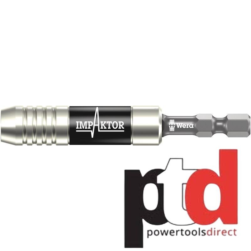 Wera 897/4 IMP Impaktor Holder with Retaining Ring and Magnet, 1/4″ x 75 mm - buy online in Australia | Trade Tools Australia