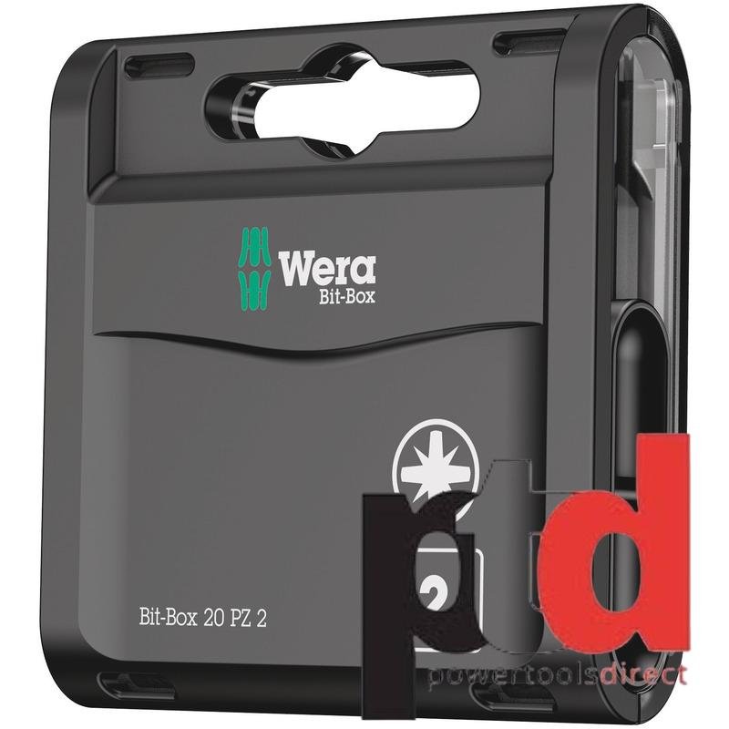 Wera Bit-Box 20 PZ, PZ2x25 mm – 20 pc - buy online in Australia | Trade Tools Australia