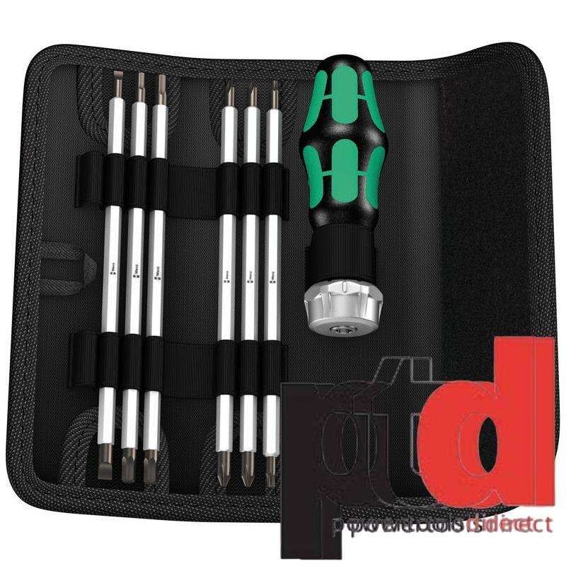 Wera Kraftform Kompakt Vario RA SB, Ratcheting Screwdriver Set 7pc - buy online in Australia | Trade Tools Australia